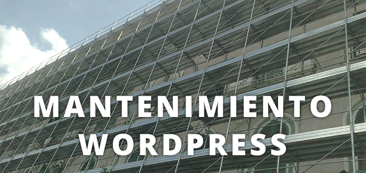 mantenimiento enWordPress